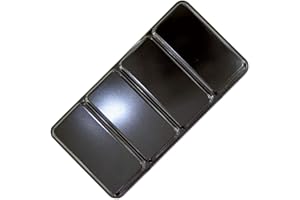 HEALLILY Scatola vuota per acquerelli, 12 colori, acquerello, palette di ferro, pigmento per fai da te, Nero, V10854ABF3905IHW53E