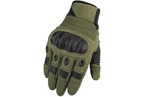 RANGER TACTICAL UK Full Finger Touch Screen Contact Gloves Hard Knuckle Cycling Biking Paintball Airsoft