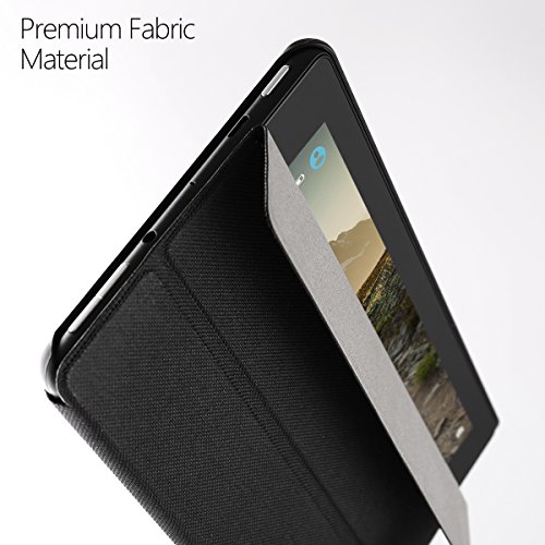 Poetic Slimline Fire HD 8 (2017) Schlank Passen Tri-fold Cover Folio Steh hülle mit Automatische Schlaf / Wach-Funktion für Amazon Fire HD 8 (2017) Schwarz - 8