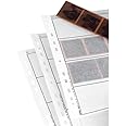 Hama Negative File Storage Sleeves | Each Holding 4 strips of 6 x 7 cm or 6 x 9cm Frames | Pack of 100 | Glassine