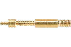 WPW Filzadapter für Laufreiniger aus Filz ab Kaliber 5.5 mm aus Messing (M5-Außengewinde & 1/8"-Innengewinde)