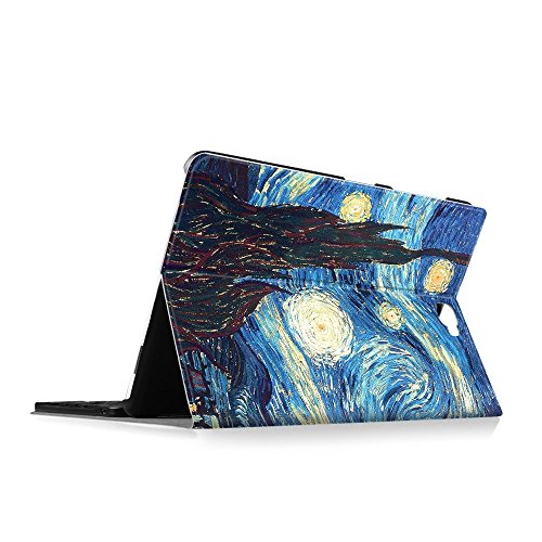 Fintie Blade X1 Samsung Galaxy Tab A 10.1 Bluetooth Tastatur Hülle Keyboard Case – Ultradünn leicht SmartShell Ständer Schutzhülle mit magnetisch abnehmbar drahtloser Deutsche Bluetooth Tastatur für Samsung Galaxy Tab A 10,1 Zoll T580N / T585N Tablet (2016 Version), Sternennacht - 9