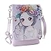 Produktbild Subfamily Schultertaschen Damen Handtaschen & Cartoon Handtaschen Kids Girls Mini Crossbody Bag Damentasche Schultertasche Citytasche (D)