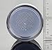 Empty Clear Foundation Make-up Powder Puff Box Case Container with Powder Puff Sifter and Black Screw Lip (20g)