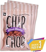 Chip Chops Dog Treat Diced Chicken, Optimum Health Formula (70g Each)