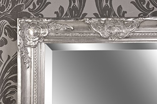 Spiegel Wandspiegel antik silber Barock CLAIRE 80 x 50 cm - 3