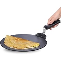 Hawkins - Q28 Futura Non-stick Dosa Tava, 28 cm, Black