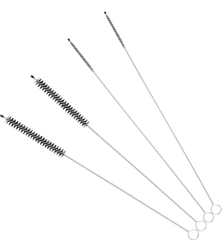 FiTspi Set di 8 spazzole per la pulizia delle bottiglie, con