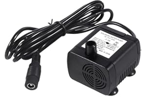 FICTORY Mini Wasserpumpe, Solar Mini Tauch Wasserpumpe, DC12V Solar Amphibious Mini Tauchwasserpumpe für Teiche,Fisch Behälter, Aquarium, Garten, Brunnen