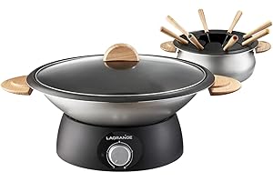 WOK/FONDUE LAGRANGE 349019 CLASSIC BOIS CLAIR