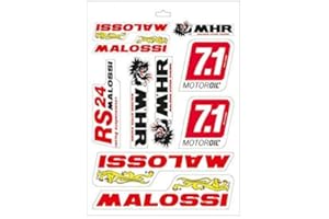 MOTODAK Decalcomania MALOSSI Assortiti (24, 5x35cm)