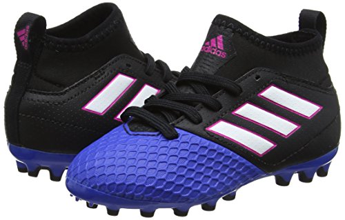 adidas Unisex-Kinder Ace 17.3 Ag J Futsalschuhe, Rot / Schwarz - 5