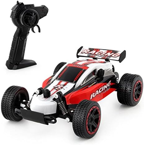 Diadia 1/20 2WD RC Durable Off-Road Truck, High Speed Radio Remote Control Racing Car With Superior Shock Absorption System, Rechargeable Battery (Red)
