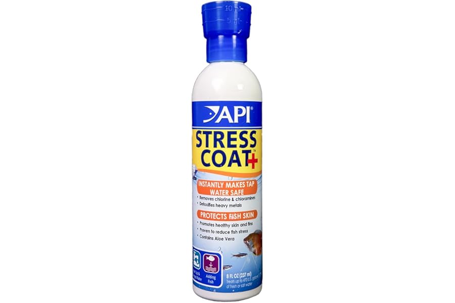 API STRESS COAT Aquarium Water Conditioner 237 ml Bottle