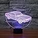 Produktbild 3D Kreatives elektronisches Geschenkauto-Stereolicht USB der Nachtlichttischlampe