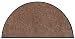 Produktbild Dekorative Fußmatte von Salonloewe, Nougat halbrund - Größe 50 x 75 cm