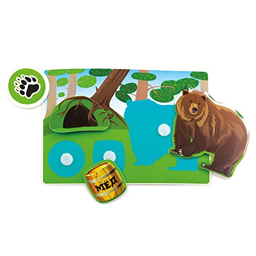 Picnmix Waldtiere Lernspiele für Kinder ab 3 Jahre bis 7 Jahre Aufkleber Puzzle Spiel Spielzeug - 4