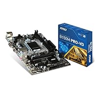 MSI Mainboard B150M PRO-VD Socket LGA1151 Max. 32GB Dual 2x DDR4 2133 mATX