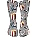Produktbild tianjianzulinyouxiangongsi Movies Watcher Popcorn Comfortable Graduated Compression Socks for Women and Men,Athletic Socks (50CM)