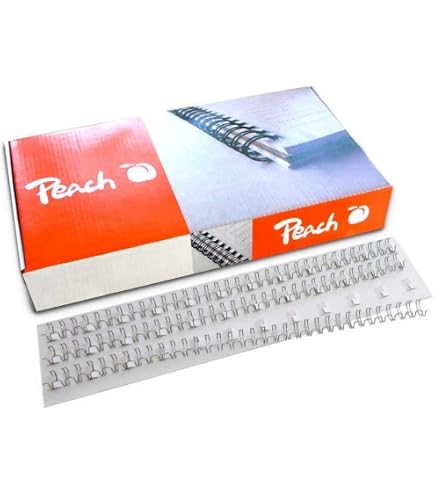 GBC WireBind Binding Wires - 24-Loop, 8mm Capacity, A5 Size, Silver (Pack Of 100 Spines) - View #10