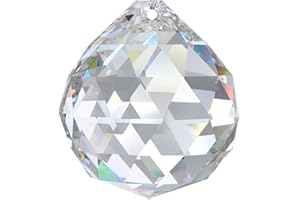 AMBROS - KRISTALL Regenbogenkristall Kugel Ø 80mm Crystal K9 ~ Feng Shui Suncatcher Eyecatcher Kronleuchter