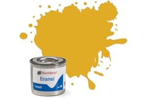 Best Price Square Enamel Paint 14ML, NO16 Gold Metallic AA0179 by HUMBROL