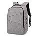 Produktbild WREEE Laptop Rucksack Business Rucksack Schulrucksack Daypack Reiserucksack mit USB-Ladeanschluss Wasserdichte Rucksack Unisex für Arbeit Schule,Darkgray
