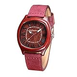 Challeng Herrenuhr Damenuhr Quarzwerk Leder Uhrenarmband Quarz Liebhaber Uhr Sammlung Geschenk