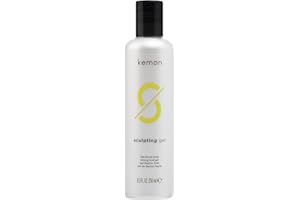 Kemon - Liding Sculpting Gel, Modellante per Capelli con Effetto Bagnato, Ideale per Fissare Tutti i Tipi di Pettinatura - 250 ml