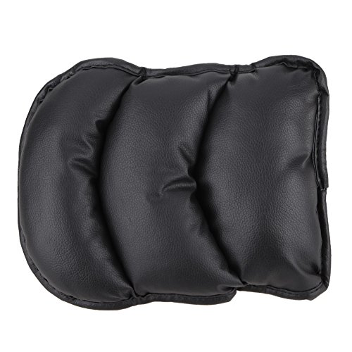 Demiawaking Auto Armlehne Auflage Mittelarmlehne Armauflage Pad Aufbewahrungsbox Auflage-Schwarz