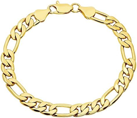 Life time warranty 7" SEJIN SG307 W:3mm 18K Unisex Gold Bracelet | Never fade | Life time assurance | Gold Chain | Father's Day Gift | Dad Gift | Christmas | Xmas | Birthday Gift