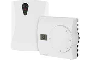 ‎MI-HEAT Mi-Heat Funk Wireless Thermostat SAS816RF Temperatur-Regler Raumthermostat Raumregler 868MHz Funkreichweite 100Meter Freifeld