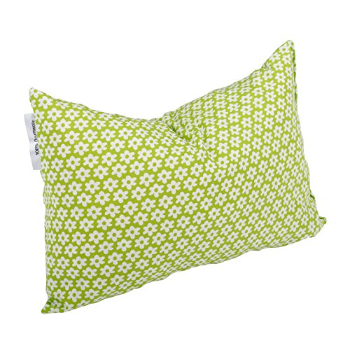 Hilfe bei Schlafstörrungen, Wetterfühligkeit und Kopfschmerzen. Zirbenkissen 20 x 30 cm, deutsche Handarbeit (Grün)