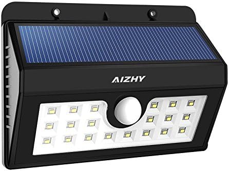 3 Modes Solar Lights ,20 LEDs Wireless Security Motion Sensor Wall Lights, Ultra-Bright&amp; Waterproof Night Light for Outdoor Garden,Porch Wall, Yard,atio,Deck,Driveway with Motion Activated Auto On/Off