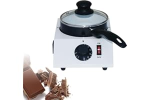 NADINEDUTOL Elektrische Schokoladenschmelzer,Temperiergerät für Kuvertüre,Schokolade Temperiermaschine,DIY Schokolade Schmelzgerät Süßigkeiten Schmelztiegel Temperiergerät Für Kuvertüre,Temperiergerät + Topf