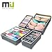 Produktbild MIU COLOR® Aufbewahrungsbox für Schublade Organizer Schrank Organizer Büstenhalter Unterwäsche Schubfach 4er Set (Grau)