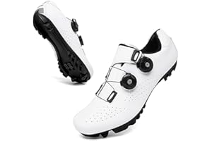 CLOFAB Chaussures de cyclisme SPD SPD-SL pour homme et femme - Compatible avec Delta/KEO Peloton - Pour intérieur et extérieur