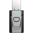Skypearll Car Bluetooth Adapter, USB Bluetooth Receiver Transmitter with 3.5mm Aux Jack Adapter for Hands-Free Car Kit Built-in Mic, Home Theatre, Headphones, Pc, Tv with Easy Slide Switch Mode