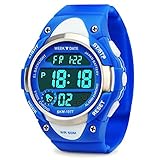 ragazzi orologi digitali, bambini orologio sportivo con allarme, outdoor 50 m im