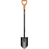 Fiskars Vanga a punta per terreni duri e sassosi, Lunghezza 117 cm, Acciaio/Plastica, Nero/Arancione, Solid, 1003455