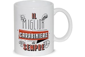 thedifferent Tazza Colazione Latte thè Mug Relax con grafica - Il miglior Carabiniere di sempre - idea regalo Compleanno Natale Amico Papà Nonno Fratello Zio