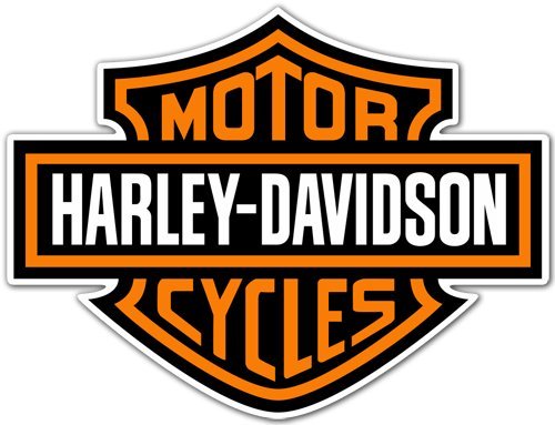 Aufkleber wählbar Adhesivo Sticker für Auto und Motorrad Harley Davidson 1 12 x 9 cm Aufkleber Autocollant