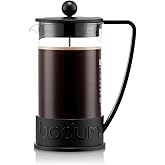 Bodum Brazil - Cafetera, 3 tazas, 0,35 l, plástico, color negro