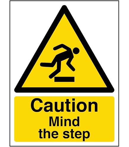 Seco Cartello Mind Your Head, 300 mm x 50 mm, vinile autoadesivo