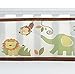 BreathableBaby Two Sided Cot Mesh Liner (Safari Fun)