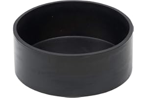 Connex Kubek gipsowy Ø 150 x 45 mm - czarny - kształt cylindryczny - wytrzymałe i elastyczne miękkie PCW - do mieszania gipsu, masy szpachlowej itp. / kubek do mieszania/miska gipsowa / COX880153