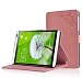 Produktbild MYLB Slim Smart-Cover Style PU Leder Hülle Case Folio Tasche Cover für Huawei MediaPad M1 8.0 (für Huawei MediaPad M1 8.0, pink)