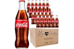 Coke Classic in Glass Bottles 330ml x 24 - Delivered in MyNutri® Eco-Friendly Box