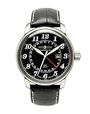 Zeppelin Herren-Armbanduhr XL LZ127 Graf Analog Quarz Leder 76422