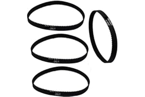 MACHSWON Lot de 4 courroies de distribution GT2 200 mm à boucle fermée synchrone 6 mm de largeur pour poulie imprimante 3D CNC